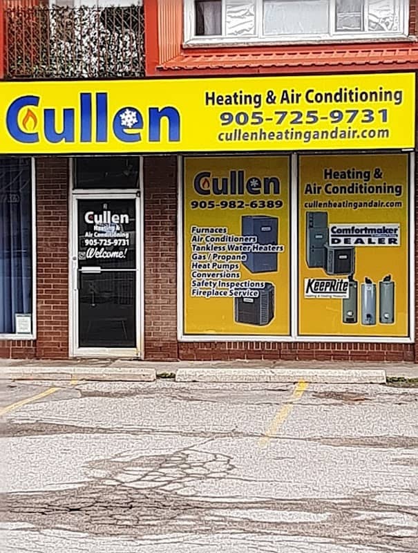 Premises or work of Cullen Heating and Air Conditioning Inc.