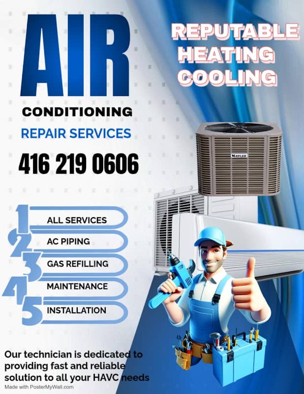 Premises or work of REPUTABLE HEATING COOLING INC